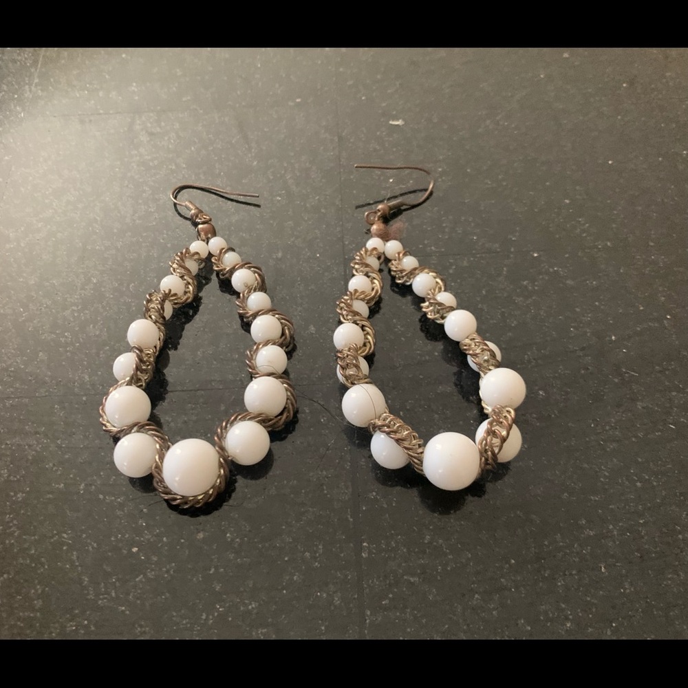 White Earrings